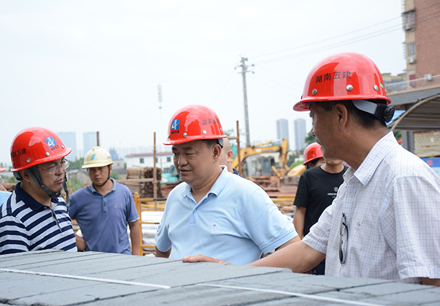 天元区区委书记周建光,区长姚永告一行相继视察东湖学校项目